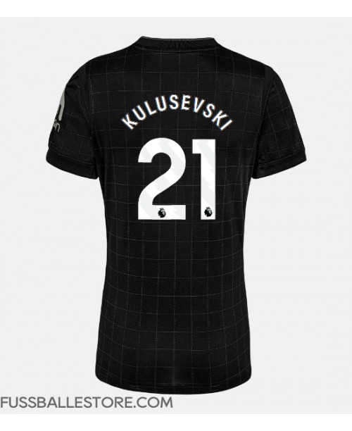 Günstige Tottenham Hotspur Dejan Kulusevski #21 Auswärtstrikot Damen 2025-26 Kurzarm Günstige Tottenham Hotspur Dejan Kulusevski #21 Auswärtstrikot Damen 2025-26 Kurzarm